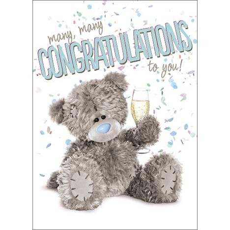 3D Holographic Congratulations To You Me to You Bear Card £2.69